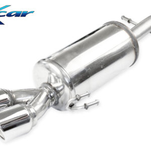 INOX CAR - TERMINALE SILENZIATO CON USCITA 2 X DIAM. 80 X-RACE KIA PICANTO GT-LINE 1.0 TGDI 100CV 2018