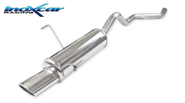 INOX CAR - POSTERIORE CON USCITA SINGOLA OVALE FIAT PUNTO 2B 188 1.9 MJET HGT 100CV 04-05