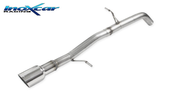 INOX CAR - POSTERIORE SENZA SILENZIATORE CON USCITA DIAM. 90 RACING FORD FIESTA MK8 1.0 100CV 2018