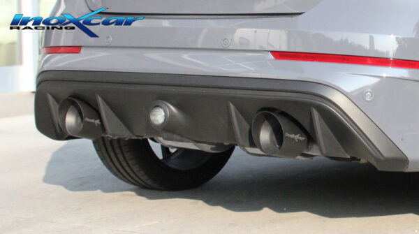 INOX CAR - TERMINALE CON USCITA DIAM. 114 BLACK CERAMIC DX+SX FORD FOCUS MK3 2.3I RS TURBO (350CV) 2016