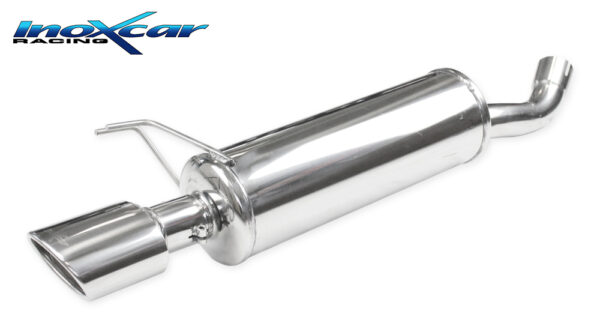 INOX CAR - POSTERIORE CON USCITA SINGOLA OVALE LANCIA DELTA 836 1.8 HPE 130CV 2000