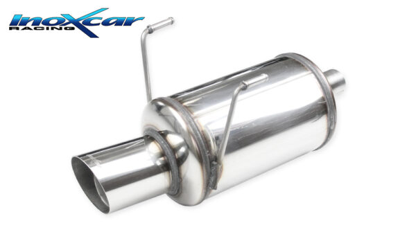 INOX CAR - POSTERIORE CON USCITA SINGOLA DIAM.90 RALLY FIAT 500 1.2 69CV 09/2013