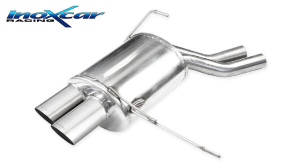 INOX CAR - POSTERIORE CON USCITA 2 X DIAM.80 RACING BMW Z4 E85 ROADSTER 3.0I 231CV 02-05