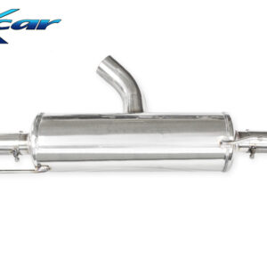 INOX CAR - POSTERIORE SILENZIATO CON USCITA DIAM. 100 BLACK CERAMIC DX+SX TOYOTA YARIS GR 1.6 261CV 2020