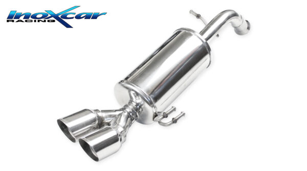 INOX CAR - TERMINALE SILENZIATO CON USCITA 2 X DIAM. 80 RACING KIA PICANTO GT-LINE 1.0 TGDI 100CV 2018