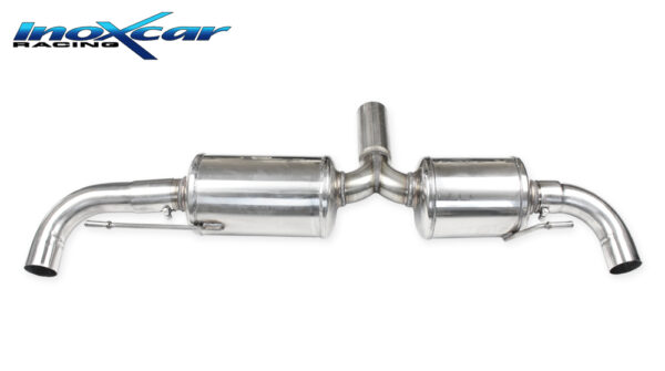 INOX CAR - POSTERIORE CON 2 SILENZIATORI DX+SX MERCEDES CLASSE A35 AMG 2.0 306CV 2018