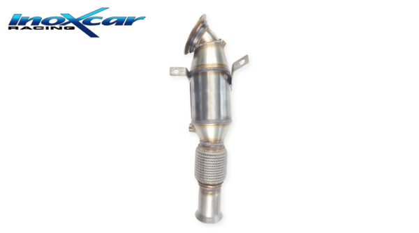 INOX CAR - TUBO SOSTITUZIONE CAT. CON CATALIZZATORE METALLICO SPORTIVO FORD FIESTA MK8 ST 1.5 TURBO ECOBOOST (200CV) 2018