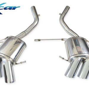 INOX CAR - POSTERIORE CON USCITA 2 X DIAM. 90 X-RACE DX+SX MASERATI GRANTURISMO 4.2 405CV 2007