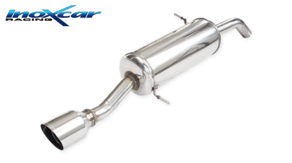 INOX CAR - POSTERIORE CON USCITA DIAM. 100 RACING FORD FIESTA MK8 1.5 TDCI (120CV) ST-LINE 2018