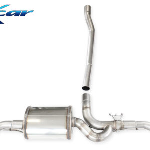 INOX CAR - POSTERIORE SILENZIATO DX+SX + VALVOLA CON MONTAGGIO MOTORINO ELETTRICO DI SERIE MERCEDES CLASSE A250 2.0 224CV 4WD 2018