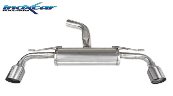 INOX CAR - POSTERIORE CON USCITA DIAM. 102 RACING DX+SX CUPRA LEON 2.0 2445CV 2021