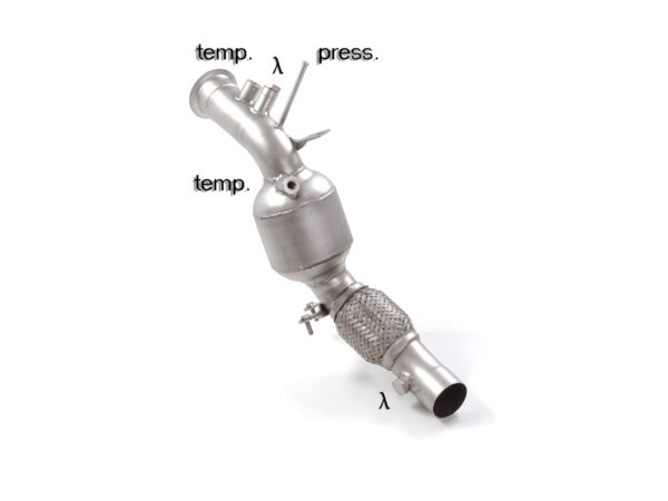 RAGAZZON - DOWNPIPE KAT + ELIMINAZIONE FAP - BMW SERIE X3 – F25 sDrive 18d (105kW) 11/2012>2014