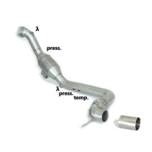 RAGAZZON - DOWNPIPE KAT – FORD MUSTANG MK6 – CABRIO 2.3i ECOBOOST (233 / 213kW) 2015>2020