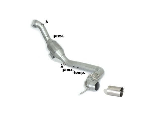 RAGAZZON - DOWNPIPE KAT – FORD MUSTANG MK6 – COUPE' 2.3i ECOBOOST (233 / 213kW) 2015>2020