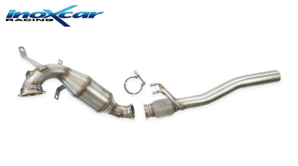 INOX CAR - TUBO SOSTITUZIONE CAT. CON CATALIZZATORE METALLICO SPORTIVO 200CPSI AUDI A3 8V SPORTBACK 1.5 TFSI (150cv) 2WD 2017