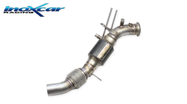 INOX CAR - TUBO SOSTITUZIONE FAP CON CATALIZZATORE METALLICO SPORTIVO 200 CPSI BMW SERIE 3 F31 318D 2.0 150CV / X-DRIVE 2015-2018