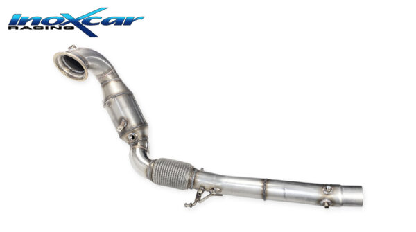 INOX CAR - TUBO SOSTITUZIONE CAT. CON CATALIZZATORE METALLICO SPORTIVO 200CPSI CUPRA LEON 2.0 TSI 300CV 2021