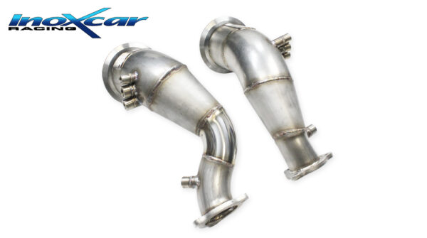 INOX CAR - TUBI SOSTITUZIONE CATALIZZATORE E GPF AUDI RS4 B9 QUATTRO AVANT 2.9 450CV 2018