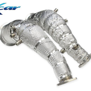 INOX CAR - TUBI SOSTITUZIONE CATALIZZATORI E GPF + SCUDO TERMICO AUDI RS6 C8 QUATTRO AVANT 4.0TFSI V8 600CV 2020