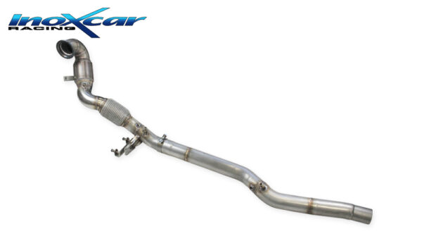 INOX CAR -  TUBO SOSTITUZIONE CATALIZZATORE CON CATALIZZATORE SPORTIVO 200CPSI AUDI TT 8S 45TFSI 2.0  QUATTRO 245CV COUPE 2019