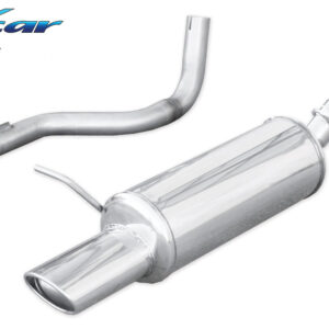 INOX CAR - POSTERIORE CON USCITA OVALE AUDI A3 / S3 8L 1.8 TURBO 150 CV 2003