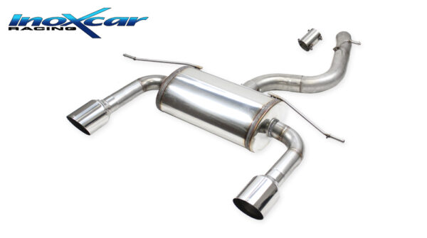 INOX CAR -  TERMINALE SILENZIATO CON USCITA DIAM. 100 RACING DX+SX AUDI TT 8S 45TFSI 2.0  QUATTRO 245CV COUPE 2019