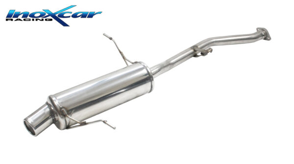 INOX CAR - POSTERIORE CON USCITA SINGOLA DIAM.80 BMW SERIE 3 E36 316 COMPACT 92-98