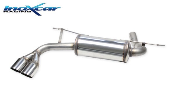INOX CAR - POSTERIORE CON USCITA 2 X DIAM.80 RACING BMW SERIE 3 F31 320D 184CV TOURING 2011-2015