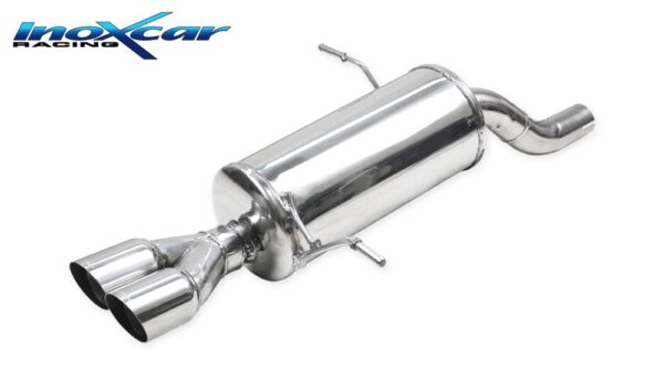 INOX CAR - POSTERIORE CON USCITA 2 X DIAM. 65 RACING BMW Z3 ROADSTER 1.8 116CV 96