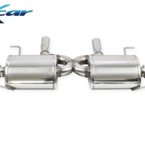 INOX CAR - POSTERIORE SILENZIATO CON USCITA DIAM. 110 X-RACE DX+SX CHEVROLET CAMARO 3.6 V6 (340cv) CABRIO 2016