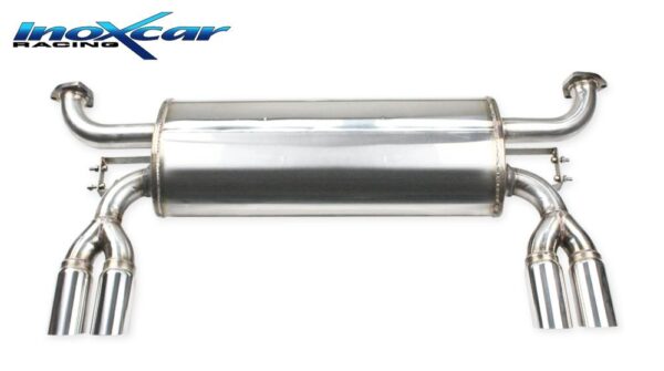 INOX CAR - POSTERIORE FINALE CON USCITA 2X 60 RACING DX+SX FERRARI 328 GTS 270CV 86-89