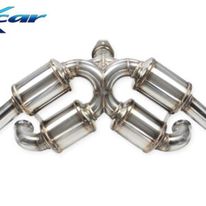 INOX CAR - POSTERIORE SILENZIATO CON USCITA 2 X DIAM.60 RACING DX+SX FERRARI F355 GTS TARGA 3.5 381CV 94-99