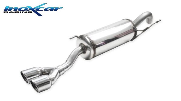 INOX CAR - POSTERIORE CON USCITA 2 X DIAM.80 X-RACE FIAT TIPO 356 1.4 95CV 2015