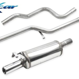 INOX CAR - TUBO CENTRALE DIRETTO + POSTERIORE CON USCITA DIAM.63  FIAT UNO TURBO 1 SERIE 1.3 105CV 1988