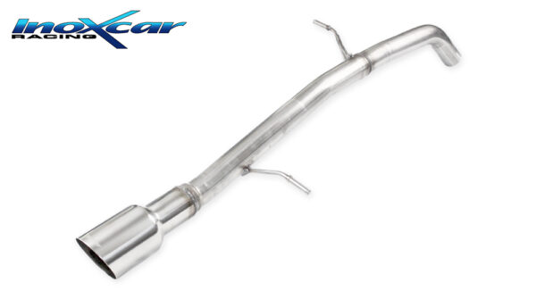 INOX CAR - POSTERIORE SENZA SILENZIATORE CON USCITA DIAM.90 RACING FORD FIESTA 1.0 125CV HYBRID ST-LINE 2017
