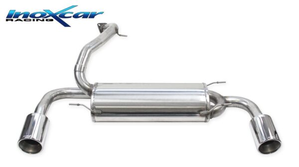 INOX CAR - POSTERIORE CON USCITA DIAM. 120 MEGA DX+SX  MAZDA 3 2.3DI MPS 260CV 2010