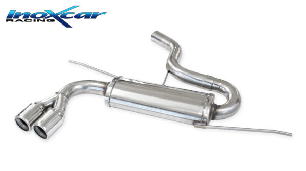 INOX CAR - POSTERIORE CON USCITA 2 X DIAM.80 AUDI A3 8P SPORTBACK 1.8 TFSI 160CV 05/2005