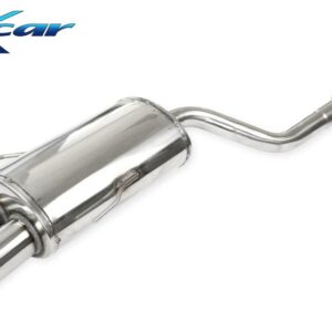 INOX CAR - POSTERIORE CON USCITA 2 X DIAM.80 RACING BMW SERIE 3 E36 325i 24V 192CV / 328i 24V 193CV 92-99