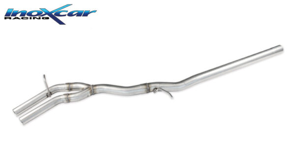 INOX CAR - TUBO CENTRALE DIRETTO AUDI A4 B6 1.8 TURBO 20V 2WD 2001