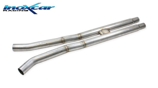 INOX CAR - TUBO CENTRALE DIRETTO FORD MUSTANG MK6 GT 5.0 V8 422CV 2015-2017