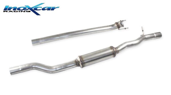 INOX CAR - TUBO CENTRALE SILENZIATO MERCEDES CLASSE A250 W176 2.0 TURBO 4WD 211CV 2012-2015