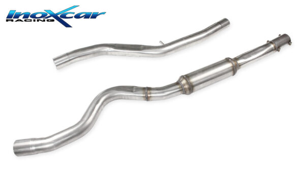INOX CAR - TUBO CENTRALE SILENZIATO BMW SERIE 4 F33 428I X-DRIVE CABRIO 2.0 245CV 2015