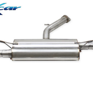 INOX CAR - TERMINALE SILENZIATO CON USCITA DIAM. 100 RACING BLACK CERAMIC DX+SX + VALVOLA CON MOTORINO ELETTRICO DI SERIE HYUNDAI I30N 2.0 275CV 2019