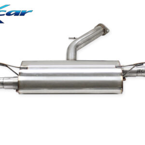 INOX CAR - TERMINALE SILENZIATO CON USCITA DIAM. 100 X-RACE DX+SX + VALVOLA CON MOTORINO ELETTRICO DI SERIE HYUNDAI I30N 2.0 275CV 2019
