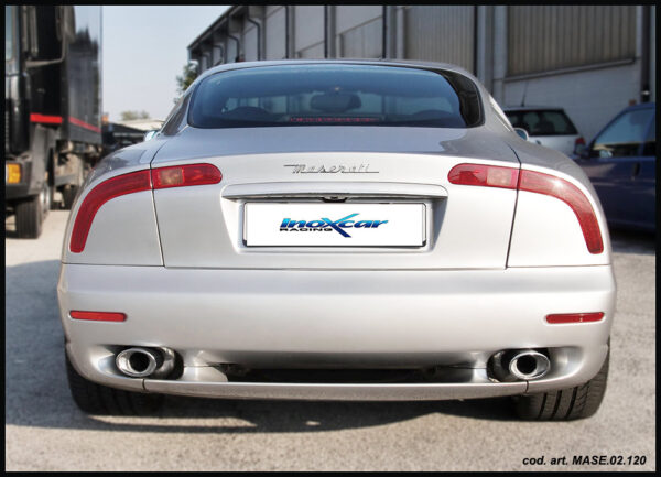 INOX CAR - POSTERIORE CON USCITA OVALE MASERATI GT 3.2 V8 368CV 2002