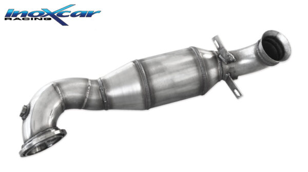 INOX CAR - TUBO SOSTITUZIONE CATALIZZATORE CON CAT. METALLICO SPORTIVO PEUGEOT 308 (2° serie) GTI 1.6 (270CV) 2015