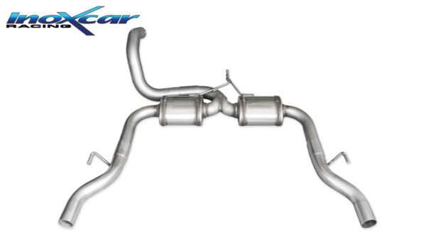 INOX CAR - POSTERIORE CON 2 SILENZIATORI CON USCITA DIAM. 54 DX+SX PEUGEOT 308 (2° serie) GTI 1.6 (270CV) 2015