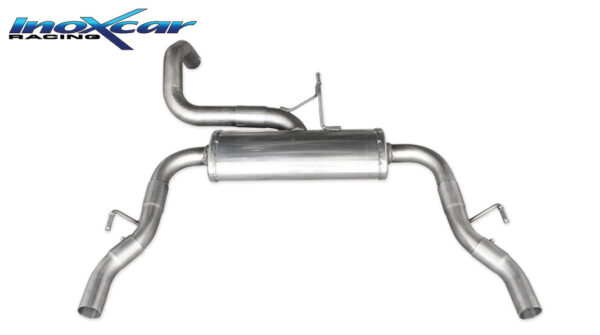 INOX CAR - POSTERIORE CON USCITA DIAM. 54 DX+SX PEUGEOT 308 (2° serie) GTI 1.6 (270CV) 2015