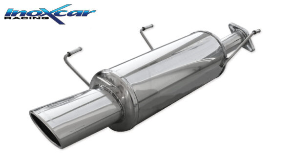 INOX CAR - POSTERIORE CON USCITA DIAM OVALE NISSAN JUKE 1.6 DIG-T 2WD (190CV) 2011-2014