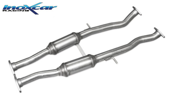INOX CAR - TUBO CENTRALE SILENZIATO NISSAN 370Z NISMO 3.7 V6 (344CV) COUPE/CABRIO 2014